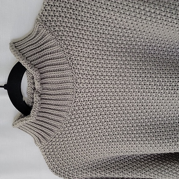 Turtleneck Batwing Sleeve Loose Oversized Chunky Knitted Pullover Sweater Jumper - Picture 4 of 8